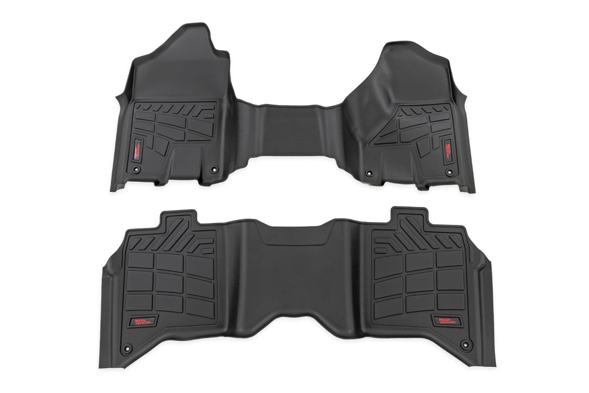 Sure-Fit Floor Mats Front & Rear Crew Ram 2500/3500 2WD/4WD (2019-2026) Rough Country