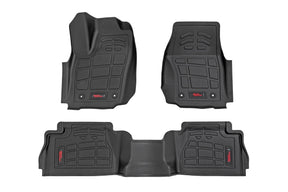 Sure-Fit Floor Mats Front & Rear Double Cab Toyota Tacoma (24-26) Rough Country