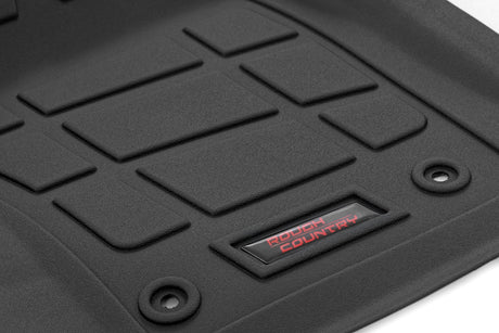 Sure-Fit Floor Mats Front & Rear TRD PRO Double Cab Toyota Tacoma (24-26) Rough Country