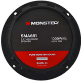 Monster SMA651 6.5″ 500W RMS Midrange Speaker 8-Ohm (Single) Monster Audio