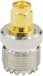 SMA Male to UHF (S0239) Female Adapter Connector TekShack