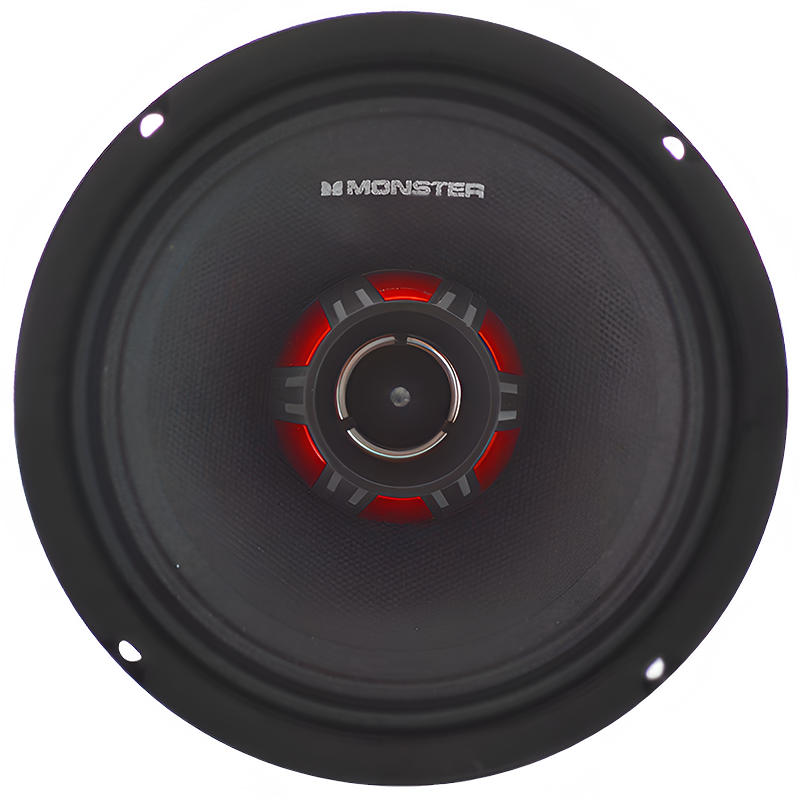 Monster SMC652 6.5" 500W RMS Coaxial Midrange Speaker 8-Ohm (Single) Monster Audio