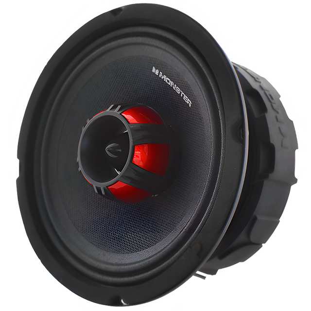 Monster SMC652 6.5" 500W RMS Coaxial Midrange Speaker 8-Ohm (Single) Monster Audio