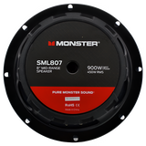 Monster SML807 8" 450W RMS Midrange Speaker 8-Ohm (Single) Monster Audio
