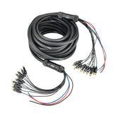 PRV SNAKE 10RCA50 - MULTIWAY CABLE SNAKE - 50FT 10 RCA + 3 POWER WIRES