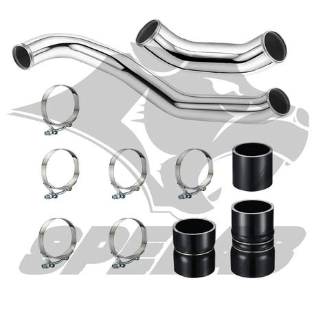 Hot Side Intercooler Pipe Kit for 2008-2010 6.4 Powerstroke Diesel Ford F250 F350 F450 F550 | SPELAB