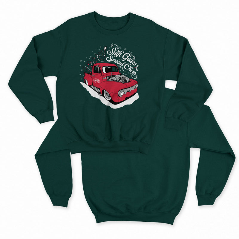 SPE Motorsport Christmas Sweatshirt - "The Little Red Truck"