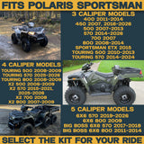Polaris Sportsman 400/450/500/570/700/800 2007-2026 Ridge Rider Disc Brake Rotor Kit