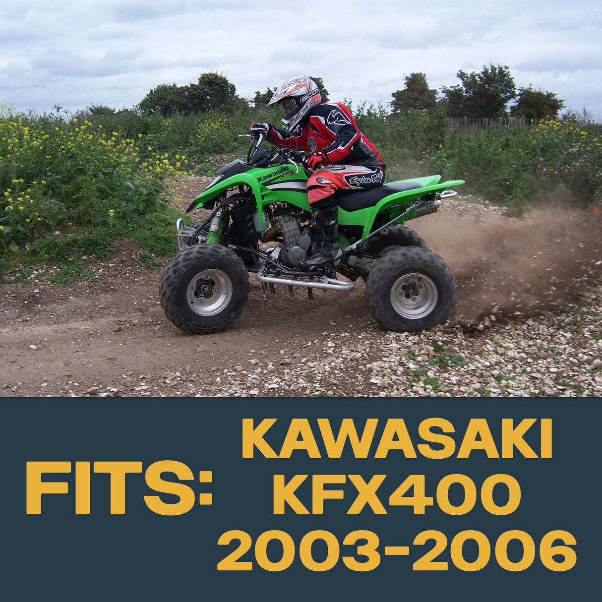 Kawasaki KFX 400 2003-2006 Ceramic Brake Pad Set Traild