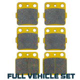 Kawasaki KFX 400 2003-2006 Ceramic Brake Pad Set Traild