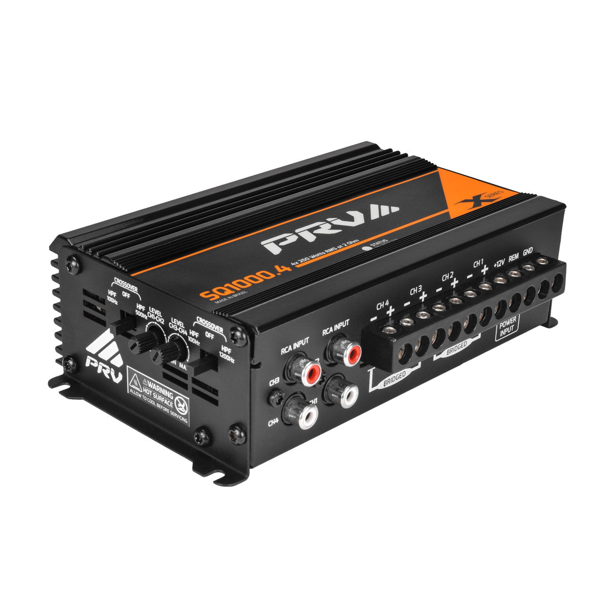 PRV Audio SQ1000.4 4 Channel Mini Amplifier 2 Ohm