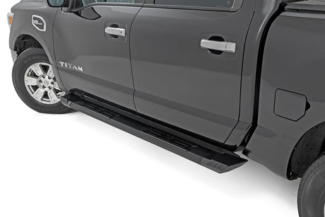 HD2 Aluminum Running Boards Crew Cab Nissan Titan 2WD/4WD (2004-2024) Rough Country