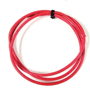 SRML RED 12 AWG FIBER GLASS BRAID APPLIANCE HI TEMP WIRE MOTOR LEAD AC/DC WIRE AND SUPPLY