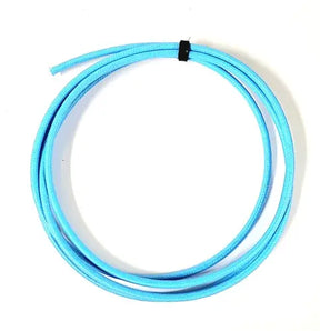 SRML LIGHT BLUE 14 AWG 25 FT FIBER GLASS BRAID APPLIANCE HI TEMP WIRE MOTOR LEAD AC/DC WIRE AND SUPPLY