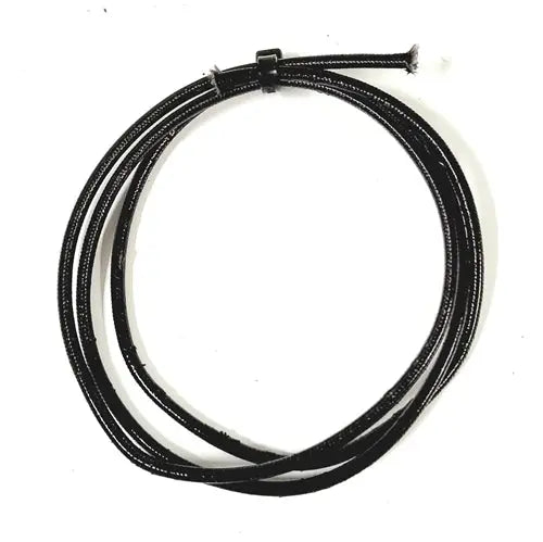 SRML BLACK 18 AWG FIBER GLASS BRAID APPLIANCE HI TEMP WIRE MOTOR LEAD PER FT AC/DC WIRE AND SUPPLY