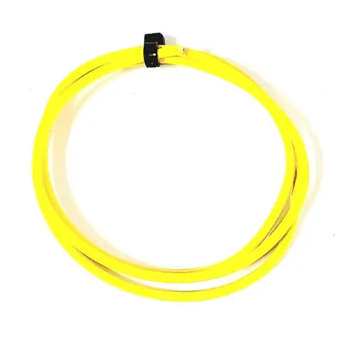 SRML YELLOW 18 AWG FIBER GLASS BRAID APPLIANCE HI TEMP WIRE MOTOR LEAD AC/DC WIRE AND SUPPLY