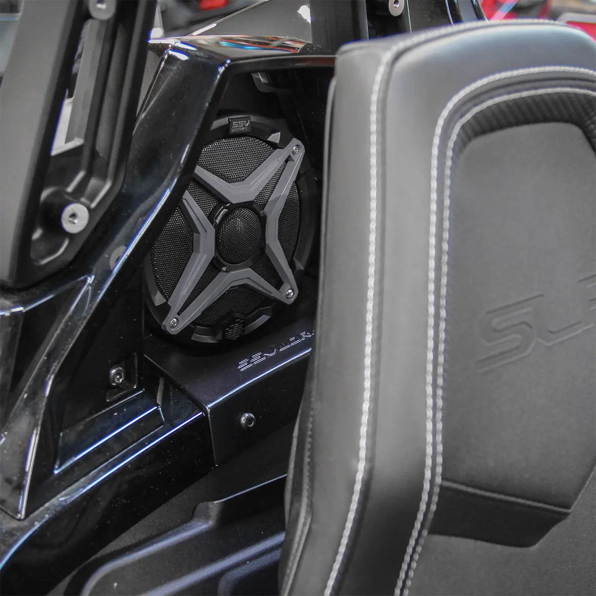 2018-2025 Polaris® Slingshot Phase-3 A-Spec 1400watt 3-Speaker Audio-System for Ride Command SSV Works