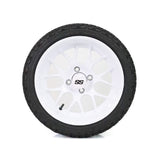 SS Wheels Alpha 14x7 Gloss White & X Comp A/T Tire Package
