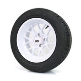 SS Wheels Alpha 14x7 Gloss White & X Comp H/T Tire Package
