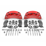 American Made B6-Brawler Direct Fit Billet Aluminum Rear Caliper Upgrade Kit. Red A414-21R