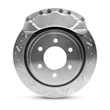 American Made B6-Brawler 6 Piston Direct Fit Billet Aluminum Rear Disc Brake Kit W/DS Rotors. Clear A414-21-DS