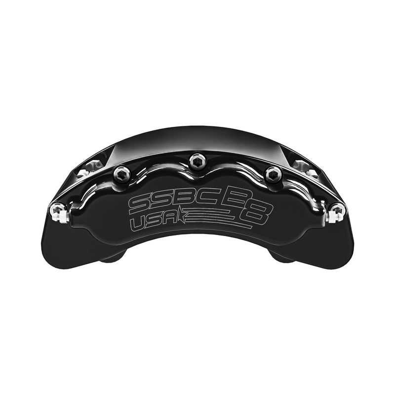 American Made B8-Brawler Direct Fit Aluminum Billet Front Caliper. Black CPA-22401B