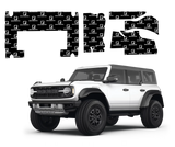 SoundSkins | 2021+ Ford Bronco Trunk Sound Deadening Vehicle Specific Kit | SSK-BRONCOTRNK | 3 Layers (Acoustic Foam, Foil, Rubber Butyl), 20 sq ft SoundSkins Global