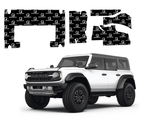 SoundSkins | 2021+ Ford Bronco Trunk Sound Deadening Vehicle Specific Kit | SSK-BRONCOTRNK | 3 Layers (Acoustic Foam, Foil, Rubber Butyl), 20 sq ft SoundSkins Global