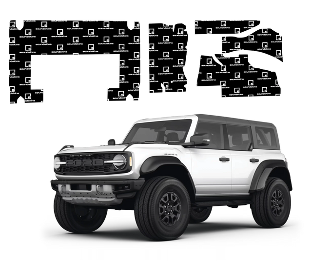 SoundSkins | 2021+ Ford Bronco Trunk Sound Deadening Vehicle Specific Kit | SSK-BRONCOTRNK | 3 Layers (Acoustic Foam, Foil, Rubber Butyl), 20 sq ft SoundSkins Global