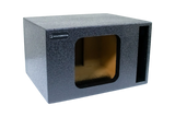 SoundSkins Enclosures | Universal Single 8" Ported - Premium USA Made Subwoofer Box with Bed Liner Spray Finish SoundSkins Global