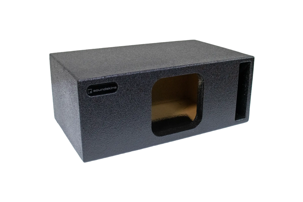 SoundSkins SPL Enclosures | Universal Single 8" Ported XL SPL - Premium USA Made Subwoofer Box with Bed Liner Spray Finish SoundSkins Global