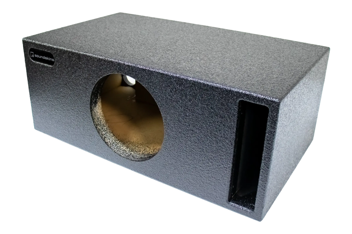 SoundSkins SPL Enclosures | Universal Single 8" Ported XL SPL - Premium USA Made Subwoofer Box with Bed Liner Spray Finish SoundSkins Global