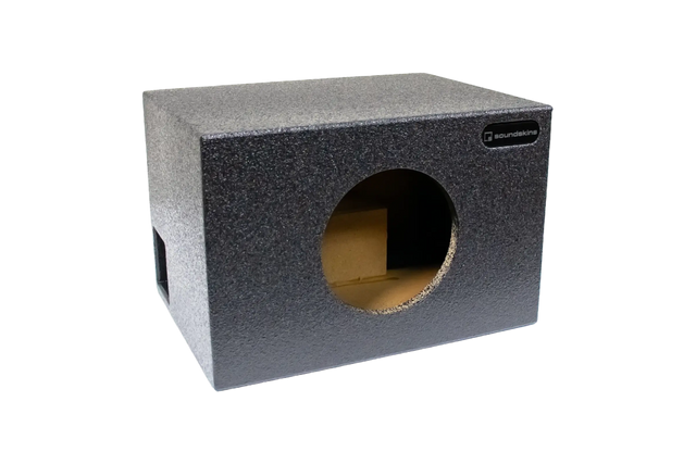 SoundSkins Enclosures | Universal Single 8" Ported - Premium USA Made Subwoofer Box with Bed Liner Spray Finish SoundSkins Global