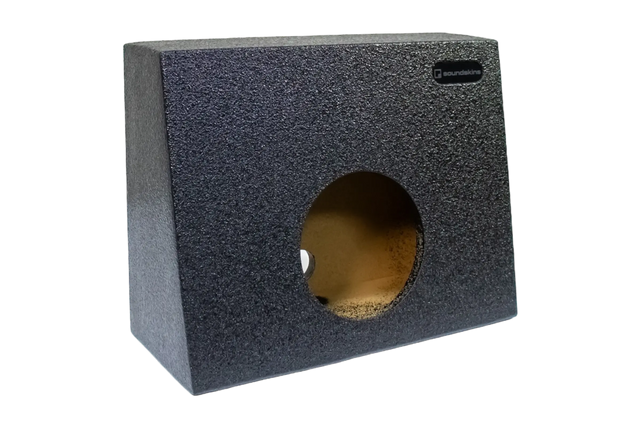 SoundSkins Enclosures | Single 8" Angled Truck Wedge Pair - Premium USA Made Subwoofer Box with Bed Liner Spray Finish SoundSkins Global