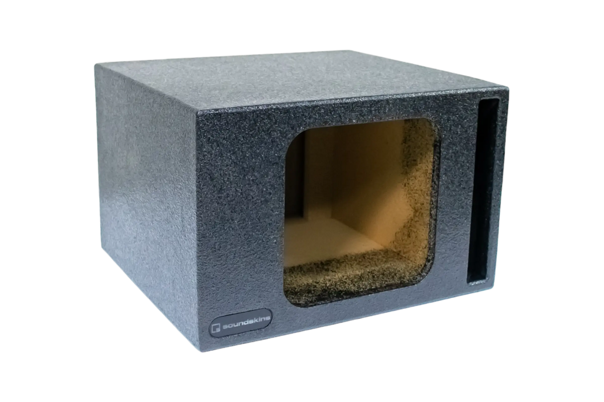 SoundSkins Enclosures | Universal Single 10" Ported - Premium USA Made Subwoofer Box with Bed Liner Spray Finish SoundSkins Global