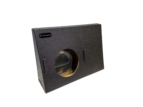 SoundSkins Enclosures | Toyota Tundra 2014-2021 CrewMax Single 10" Sealed - Premium USA Made Subwoofer Box with Bed Liner Spray Finish SoundSkins Global