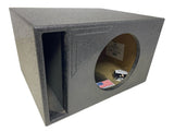 SoundSkins Enclosures | Universal Single 10" Ported XL SPL - Premium USA Made Subwoofer Box with Bed Liner Spray Finish SoundSkins Global