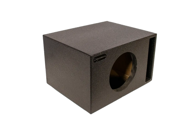 SoundSkins Enclosures | Universal Single 10" Ported XL SPL - Premium USA Made Subwoofer Box with Bed Liner Spray Finish SoundSkins Global