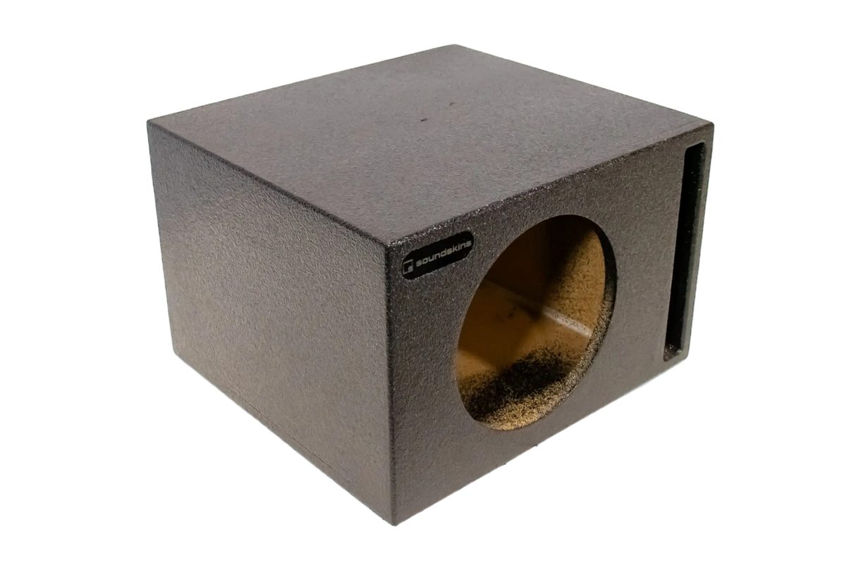 SoundSkins Enclosures | Universal Single 10" Ported - Premium USA Made Subwoofer Box with Bed Liner Spray Finish SoundSkins Global