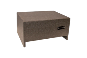 SoundSkins Enclosures | Single 12" Sealed Universal Truck Downfire - Premium USA Made Subwoofer Box with Bed Liner Spray Finish SoundSkins Global