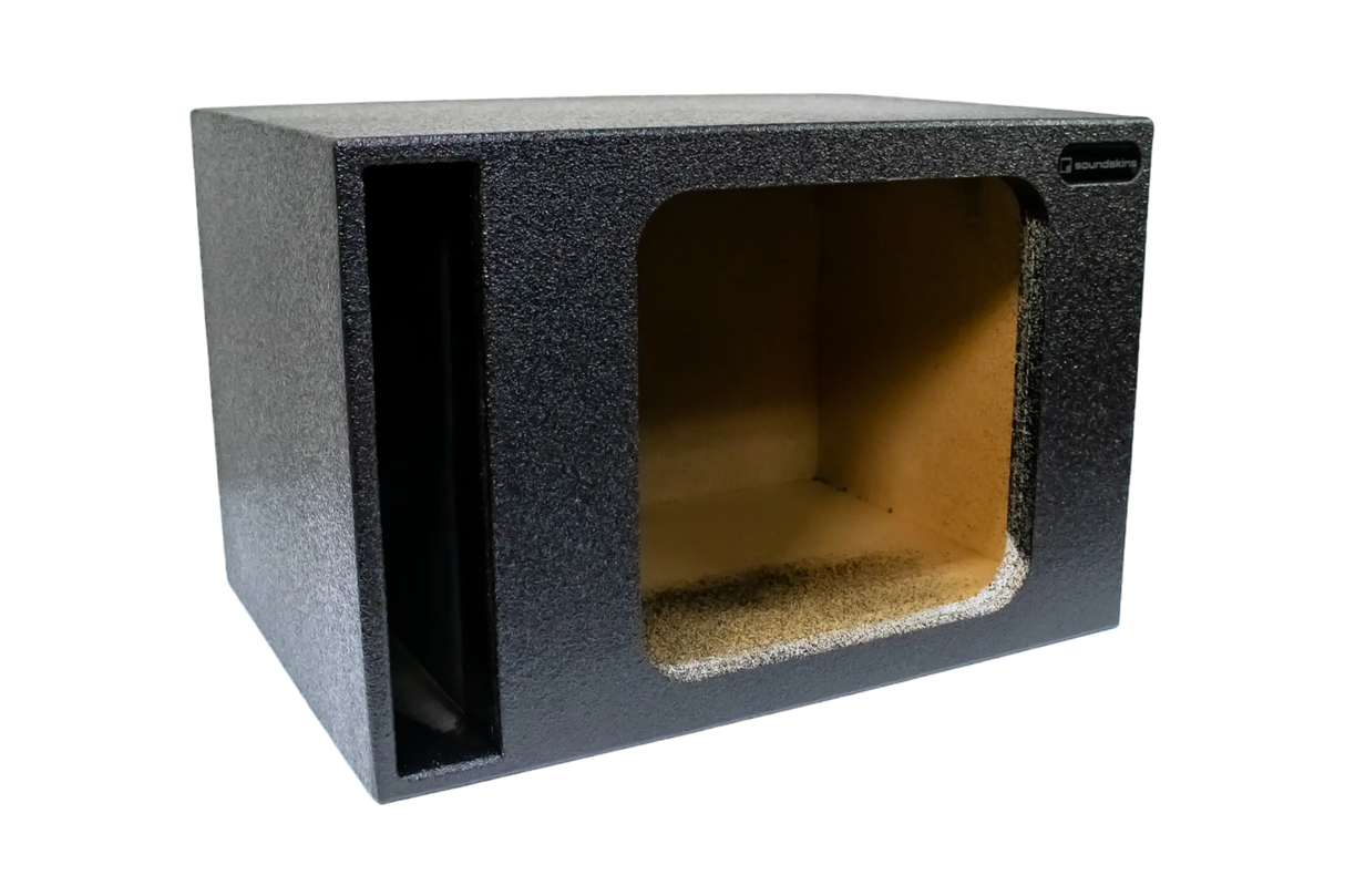 SoundSkins Enclosures | Universal Single 12" Ported - Premium USA Made Subwoofer Box with Bed Liner Spray Finish SoundSkins Global