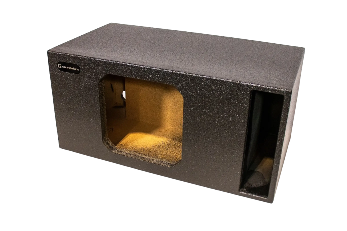 SoundSkins Enclosures | Universal Single 12" Ported XL SPL for Kicker Solo X - Premium USA Made Subwoofer Box with Bed Liner Spray Finish SoundSkins Global