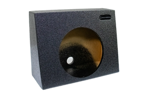 SoundSkins Enclosures | Single 12" Angled Truck Wedge Pair - Premium USA Made Subwoofer Box with Bed Liner Spray Finish SoundSkins Global