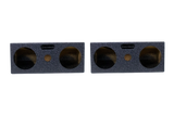 SoundSkins Enclosures | Universal Pair Dual with Tweeter - Premium USA Made Speaker Box with Bed Liner Spray Finish SoundSkins Global