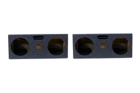 SoundSkins Enclosures | Universal Pair Dual with Tweeter - Premium USA Made Speaker Box with Bed Liner Spray Finish SoundSkins Global