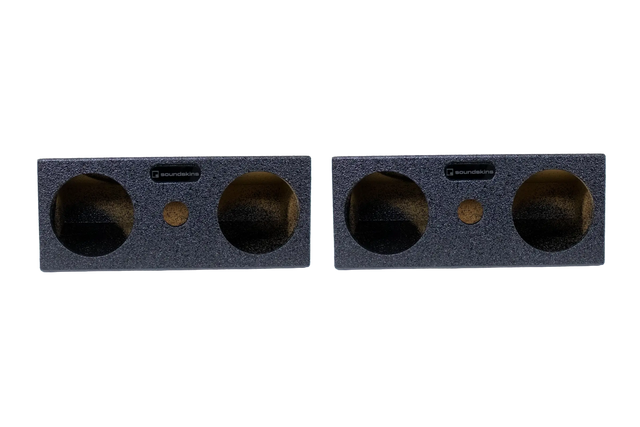 SoundSkins Enclosures | Universal Pair Dual with Tweeter - Premium USA Made Speaker Box with Bed Liner Spray Finish SoundSkins Global