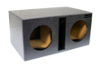 SoundSkins Enclosures | Universal Dual 8" Ported - Premium USA Made Subwoofer Box with Bed Liner Spray Finish SoundSkins Global