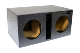 SoundSkins Enclosures | Universal Dual 8" Ported - Premium USA Made Subwoofer Box with Bed Liner Spray Finish SoundSkins Global