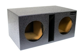 SoundSkins Enclosures | Universal Dual 8" Ported - Premium USA Made Subwoofer Box with Bed Liner Spray Finish SoundSkins Global