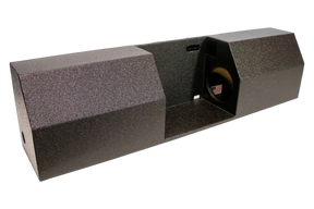 SoundSkins Enclosures | Dodge Single Cab Dual 6" Ported - Premium USA Made Subwoofer Box with Bed Liner Spray Finish SoundSkins Global